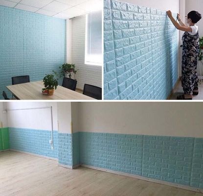 3D PE Zelfklevende Behang van het Schuimbehang voor Huisdecoratie
