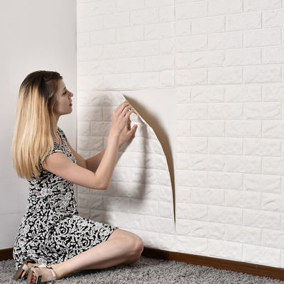 3D PE Zelfklevende Behang van het Schuimbehang voor Huisdecoratie