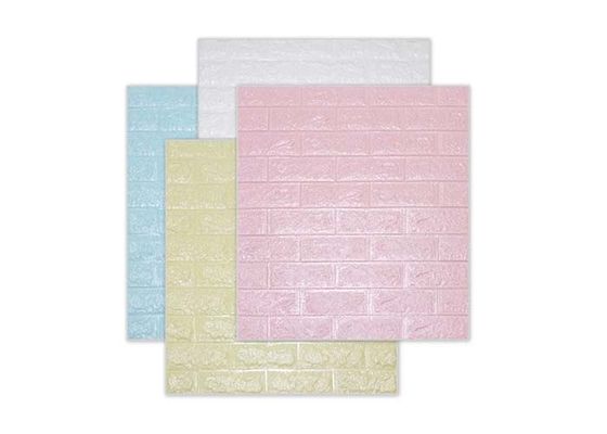 77x70cm Baksteenpe PE van het Schuimbehang 3D Zelfklevende Sticker van de Schuimmuur