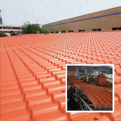 De Asa Synthetic Resin Roof Tiles Golfpvc-Bladen van het de Tegelsupvc Plastic Dakwerk van het Dakspaandak