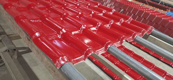 De Asa Synthetic Resin Roof Tiles Golfpvc-Bladen van het de Tegelsupvc Plastic Dakwerk van het Dakspaandak