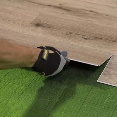 Waterdichte SPC die Binnenunlin vloeren klikt de Plastic 4mm Vinylplank van pvc