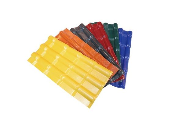 Lichtgewichtpvc-Daktegel 0.8mm - 3.2mm Plastic Dakwerk Materieel Asa Pvc Roof Tile