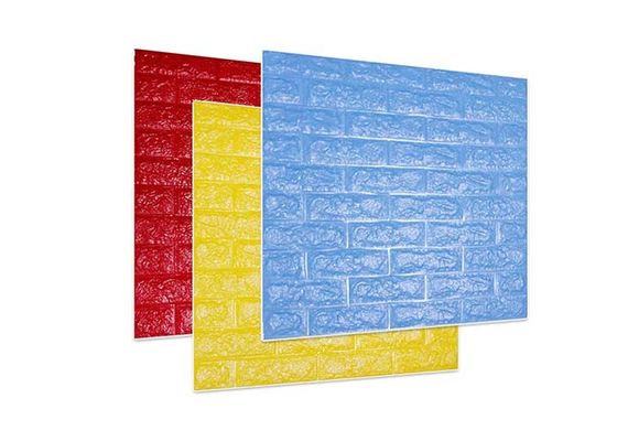 Sterk het Schuimbehang van de Kleverigheids 3D Vinylbaksteen voor Muurdecoratie