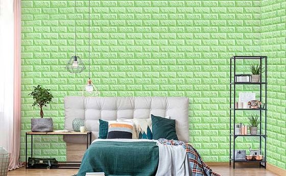 Sterk het Schuimbehang van de Kleverigheids 3D Vinylbaksteen voor Muurdecoratie