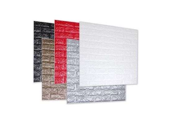 PE de het Huisstickers van de Schuimmuur maken 3D Baksteenbehang voor Decoratie waterdicht