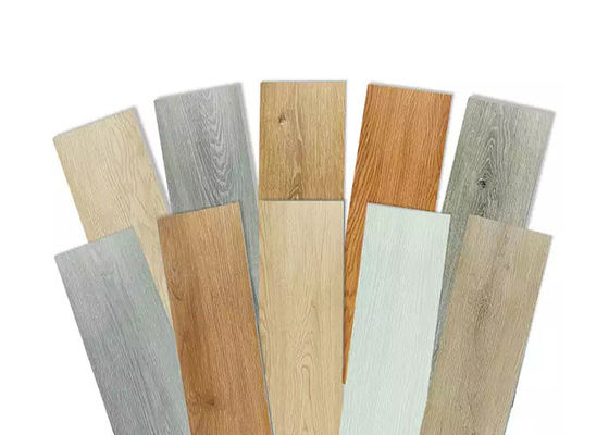 Houten SPC die van de Textuur Vinylplank 1220x180mm Kunstmatige Steen Plastic Kern vloeren klikt
