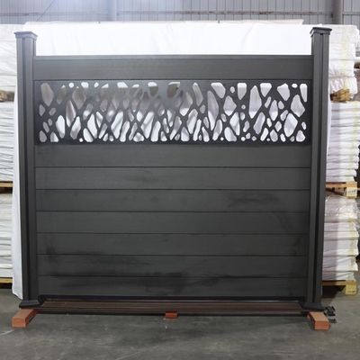 Houten Plastic Samengestelde Wpc-Omheining Panels Waterproof Outdoor 180 * 25mm