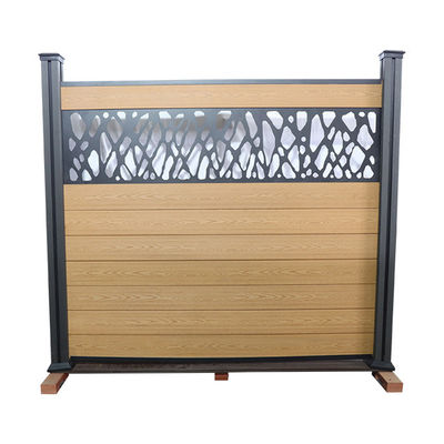 Houten Plastic Samengestelde Wpc-Omheining Panels Waterproof Outdoor 180 * 25mm