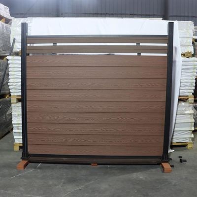3D Samengestelde Wpc-de Korrel Waterdichte Openlucht van Omheiningsboard fireproof wood
