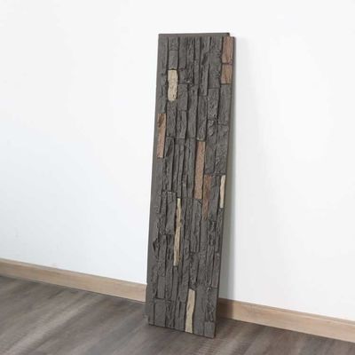 Het dikke Comité Faux van de Plakpu Steen Gemakkelijk om voor Muurdecor 120 * 60cm 3cm te installeren