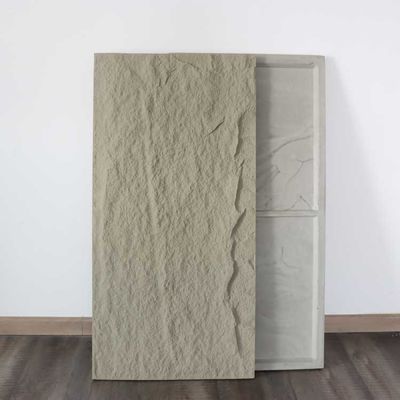 Het dikke Comité Faux van de Plakpu Steen Gemakkelijk om voor Muurdecor 120 * 60cm 3cm te installeren