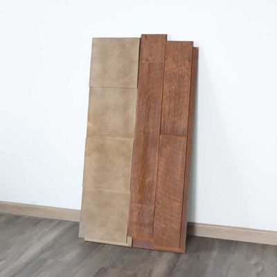 Het dikke Comité Faux van de Plakpu Steen Gemakkelijk om voor Muurdecor 120 * 60cm 3cm te installeren