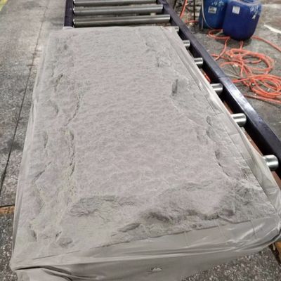 Het snelle de Muurcomité van de Installatiepu Faux Steen Polyurethaan van de Paddestoelsteen 1200 * 600mm