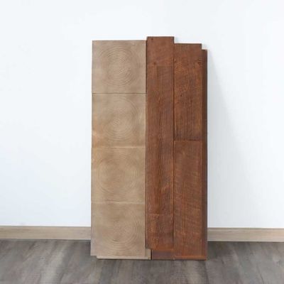 Comité Één Muur Decoratieve 1200 * 600mm 100mm van de luxepu Faux Steen