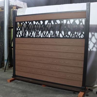 De gemakkelijke Omheining Panels van Installatiewpc 1.8m * 1.8m de Uitdrijvings Buitenraad van Co