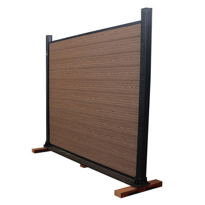 Openluchtwpc-Samenstelling niet Vinyl Decoratieve 1.8m X 1.8m van Panels Plastic Wood van de Privacyomheining