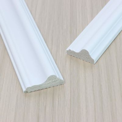 Van de de Raads Witte Bevloering van pvc PS Decoratieve Begrenzende van de het Ontwerpmuur Houten Plint 2.8m