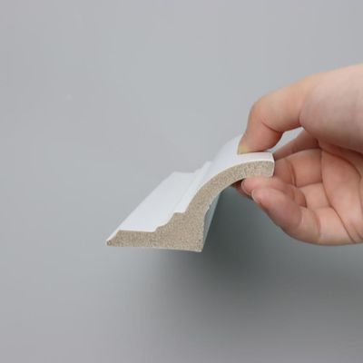 Van de de Raads Witte Bevloering van pvc PS Decoratieve Begrenzende van de het Ontwerpmuur Houten Plint 2.8m