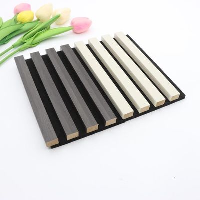 Houtfineer Luxe akoestische panelen Stof Houten gegroefd gecanneleerd