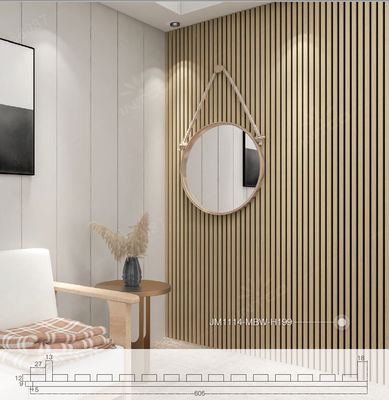 Home Accoustic Board Panel Moderne Hoog Absorptie Hout Slat Panel Voor