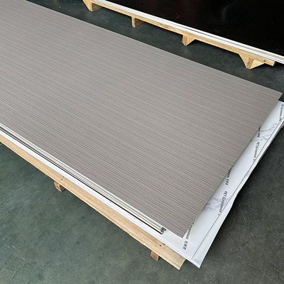 Bamboes houtskool hout fineer wandpaneel UV coating WPC metaal board