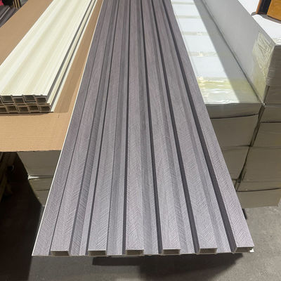 Hout Plastic Composite Cladding Fluted Wall Board WPC Interieurwandpaneel