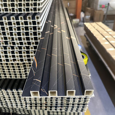Hout Plastic Composite Cladding Fluted Wall Board WPC Interieurwandpaneel