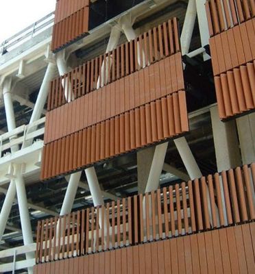 WPC vloeiende wandpanelen Externe co-extrusie Hout Plastic Composite Wandbekleding