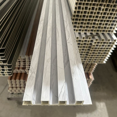 Houten graan ontwerp Wpc wandpaneel Interieur decoratie 160*24