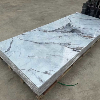 1220x2800 mm PVC-marmeren plaat voor interieurdecoratie