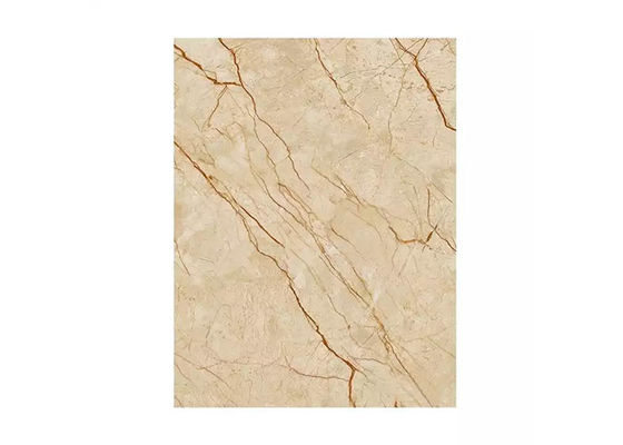 De hoge Glanzende Waterdichte Comités van de het Blad Decoratieve UVmuur van pvc Marmeren