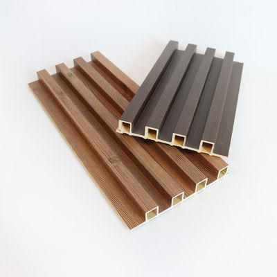 Gecanneleerde Binnenlandse WPC-Muurcomité Binnen de Deklaagbekleding van Decor Houten Plastic Samengestelde pvc