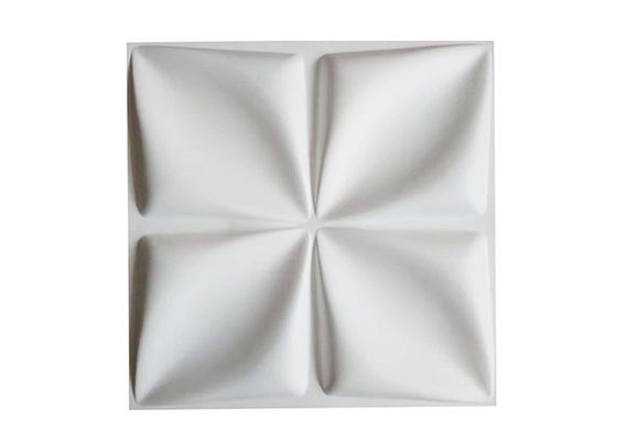 500x500mm het Decoratieve 3D Muurcomités Huis Diamond Gold Wall Panel van pvc