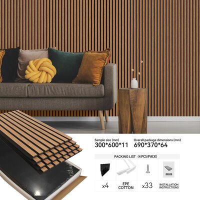 Acoustiekwandpaneel voor geluidsabsorptie en -decoratie