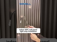 Houten van de Korrel Binnenfluit Binnenlands WPC de Muurcomité van pvc voor Decoratie