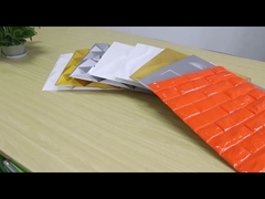 Pvc-Decoratief 3D Binnenlands de Muurcomité van het Hars Waterdicht Huis voor Muren